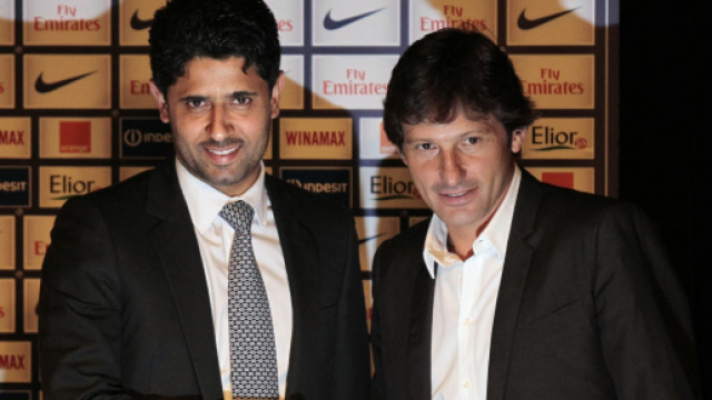 Leonardo et Nasser-Al-Khelaifi