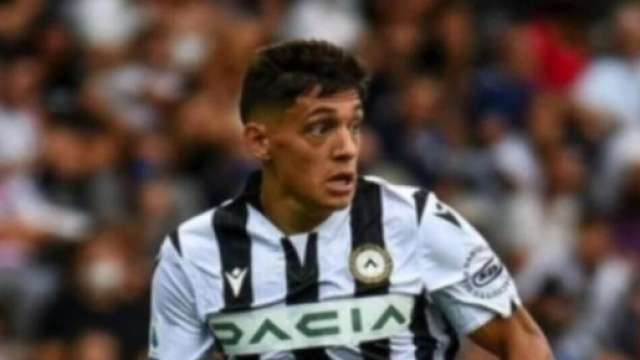 Nahuel Molina, giocatore dell'Udinese.