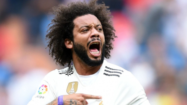 Marcelo, terzino sinistro del Real Madrid.