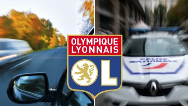 Un joueur de l'OL a d&eacute;pass&eacute; les limites ce lundi et a provoqu&eacute; les forces de l'ordre. (cr&eacute;dit Twitter)