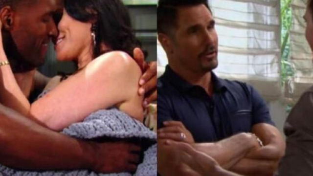 Beautiful, spoiler al 2 luglio: Quinn e Carter passano una notte d'amore, Bill aiuta Liam a mentire a Baker