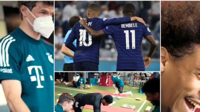 Les joueurs du Bayern d&eacute;battent sur Demb&eacute;l&eacute; et Mbapp&eacute;, la vid&eacute;o devient virale (captures YouTube)