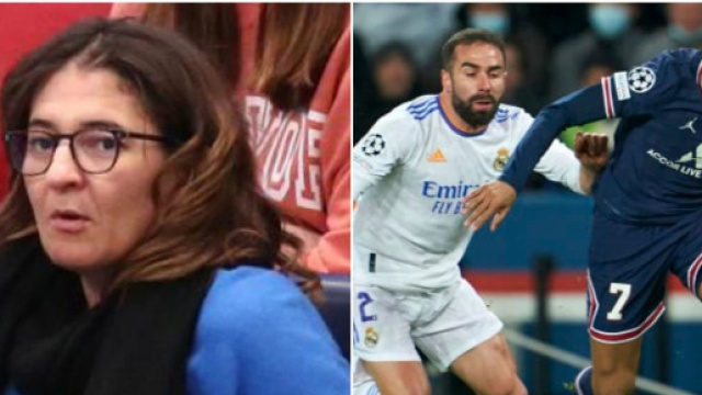 Fayza Lamari r&eacute;agit sur le duel Mbapp&eacute;-Carvajal et cr&eacute;&eacute; la pol&eacute;mique (captures YouTube)