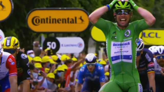 Mark Cavendish, vincitore di quattro tappe allo scorso Tour de France.