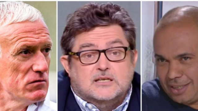 La question g&ecirc;nante de Vincent Duluc &agrave; Deschamps rend Furieux L'agent de Benzema (captures YouTube)