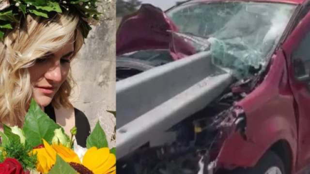 Lecce: auto trafitta da guardrail, deceduta maestra d'asilo di 28 anni.