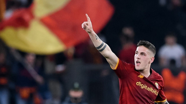 Nicolo Zaniolo, centrocampista della Roma.