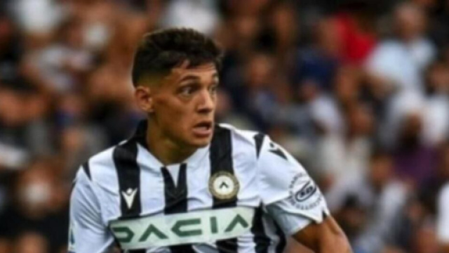 Nahuel Molina, giocatore dell'Udinese.