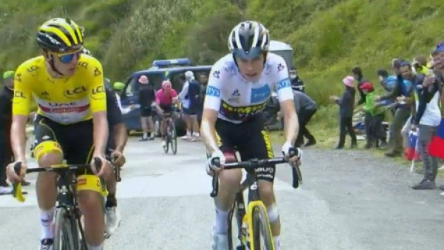 Tadej Pogačar e Jonas Vingegaard, primo e secondo allo scorso Tour de France.