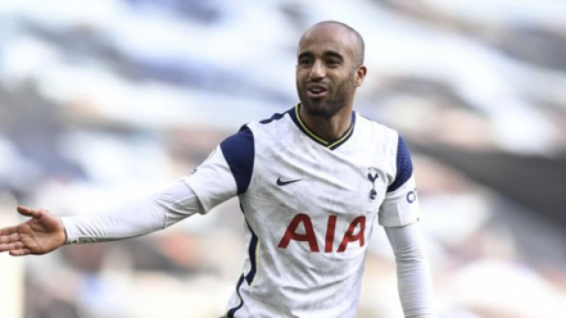 Lucas Moura, ala brasiliana del Tottenham.