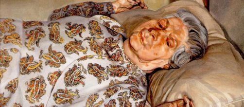 'The Painter&rsquo;s Mother Resting' by Lucien Freud (Image source: Bridgeman Images)