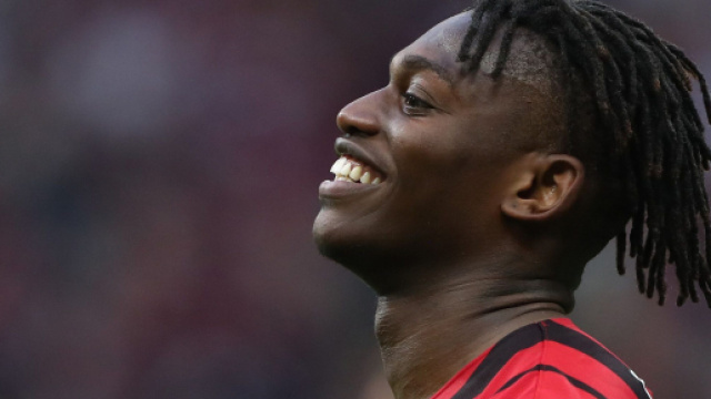 In foto Leao, attaccante del Milan.