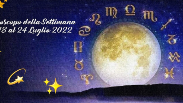 L'oroscopo della settimana dal 18 al 24 luglio 2022.