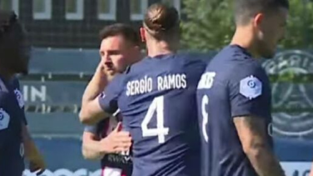 La relation entre Lionel Messi et Sergio Ramos fait le buzz sur Twitter (capture Youtube)