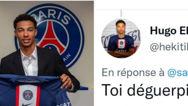 Des anciens tweets d'Ekitike ressurgissent et font le buzz (captures YouTube et Twitter)