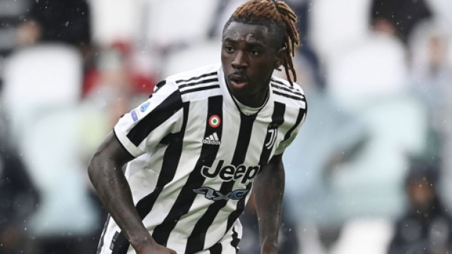 Moise Kean, giocatore della Juventus.