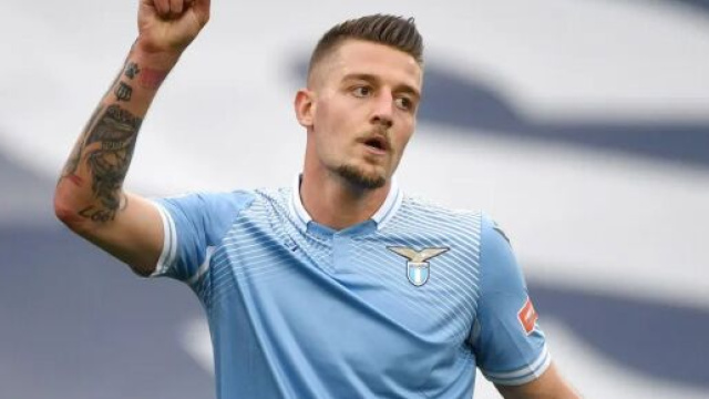 Milinkovic-Savic in uscita dalla Lazio.