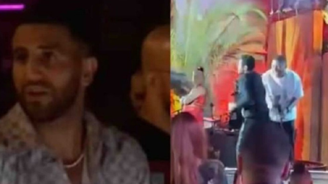 Riyad Mahrez rechigne &agrave; applaudir Kylian Mbapp&eacute; pendant le Marrakech du rire (captures YouTube)