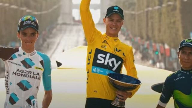 Chris Froome, quattro volte vincitore del Tour de France.