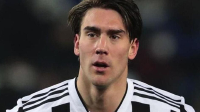 Dusan Vlahovic, giocatore della Juventus.