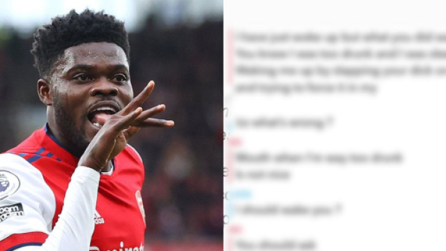 Thomas Partey accus&eacute; par une jeune femme de violences se*uelles (cr&eacute;dit Twitter)