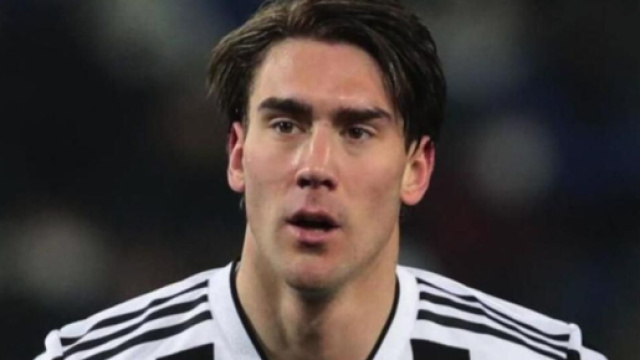 Dusan Vlahovic, giocatore della Juventus.