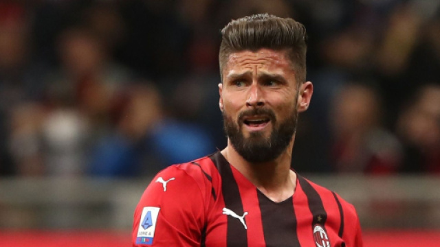 Olivier Giroud, attaccante del Milan.
