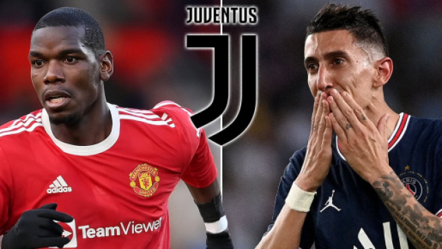 Juventus, Di Maria e Pogba due nuovi acquisti.