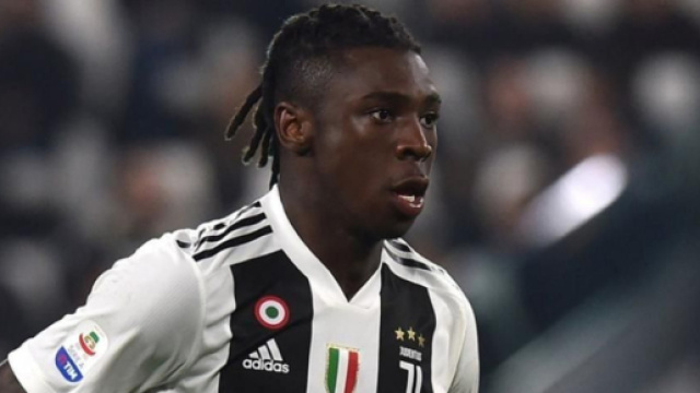 Moise Kean, giocatore della Juventus.
