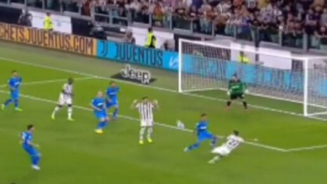 Le premier but de Di Maria avec la Juventus affole Twitter (capture YouToube)