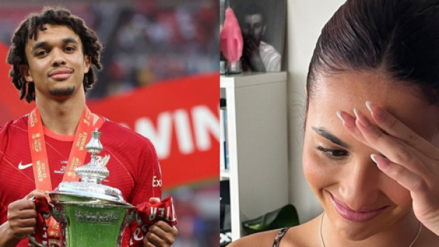 Alexander-Arnold lui aussi victime des DM publi&eacute;s sur les r&eacute;seaux sociaux. (cr&eacute;dit Instagram et Twitter)