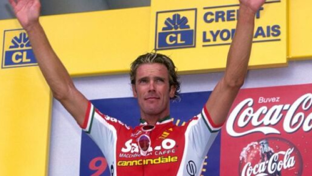 L'ex campione di ciclismo Mario Cipollini