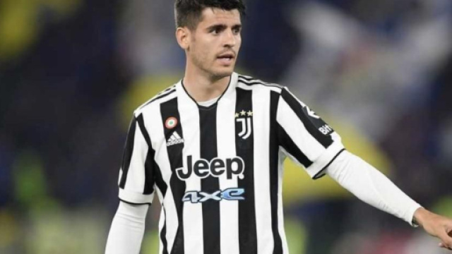 In foto Alvaro Morata, ex giocatore della Juventus.