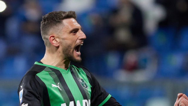 Berardi al primo gol in Serie A in questa stagione.