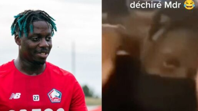 Mohamed Bayo sanctionn&eacute; par le LOSC apr&egrave;s une sortie nocturne avant la rencontre face au PSG. (cr&eacute;dit Twitter)