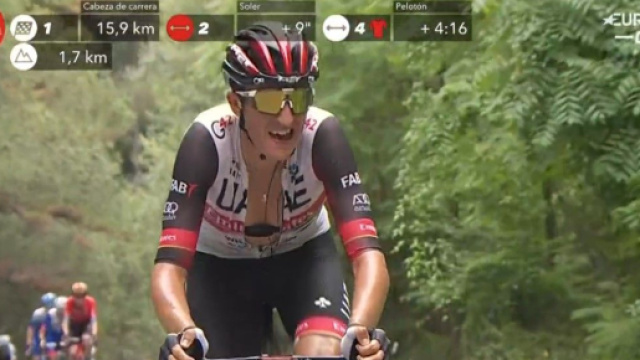 Marc Soler vince la quinta tappa della Vuelta Espana.