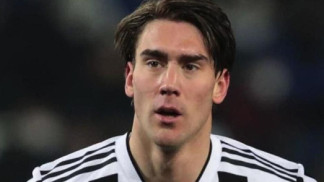 Dusan Vlahovic, giocatore della Juventus.