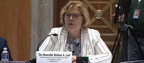 Barbara Leaf is assistant Secretary of State for Near Eastern affairs (Image source: CNBC/YouTube)