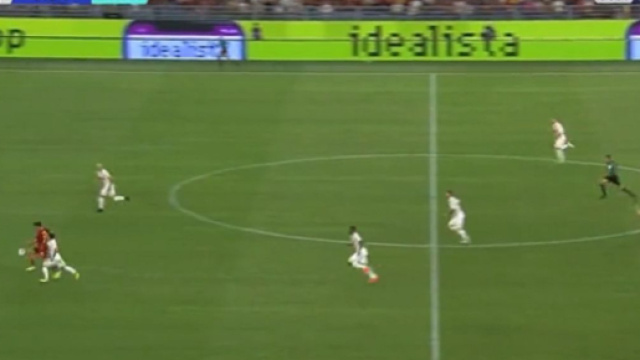 La course folle de Dybala pour son premier but avec l'AS Roma enflamme Twitter (capture YouTube)