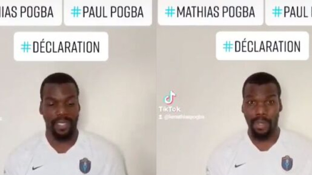 Mathias Pogba encore une fois auteur d'une vid&eacute;o contre Paul Pogba. (cr&eacute;dit Twitter)