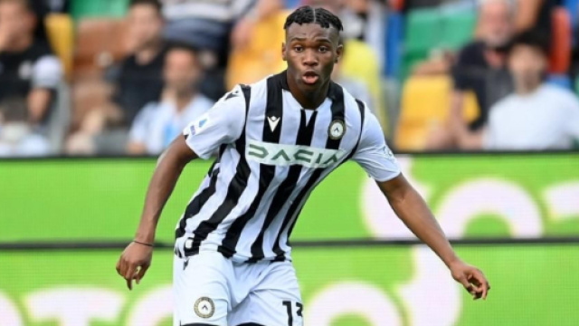 Destiny Udogie, giocatore dell'Udinese.