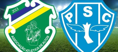 Onde assistir Altos x Paysandu ao vivo (arte Eduardo Gouvea).