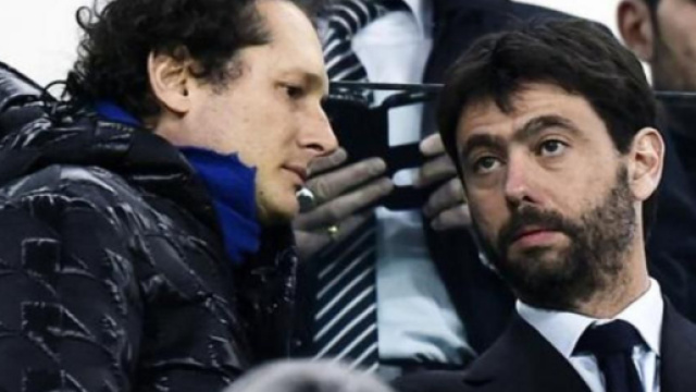 John Elkann e il presidente della Juventus Andrea Agnelli.