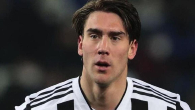 Dusan Vlahovic, giocatore della Juventus.