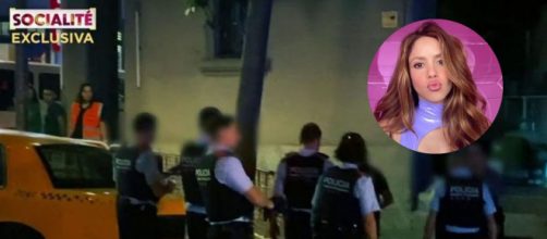 Los esc&aacute;ndalos persiguen a Shakira, esta vez un periodista ha sido detenido en el rodaje de uno de sus videoclips - Collage captura Telecinco