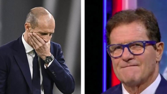 Capello duro contro Allegri: 'La squadra non ha equilibrio, il tecnico non da una direzione'.
