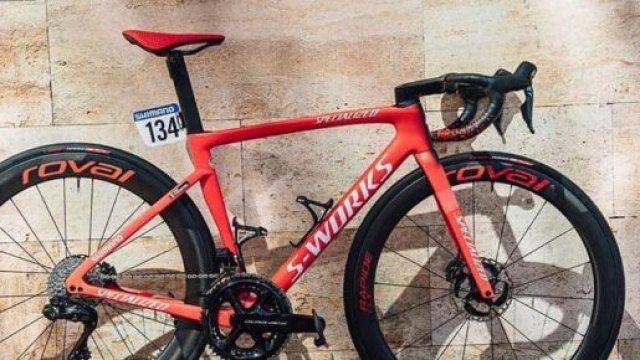 La bici Specialized Tarmac SL7 di Remco Evenepoel.