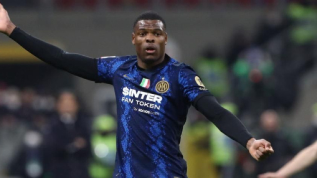 Denzel Dumfries, giocatore olandese.