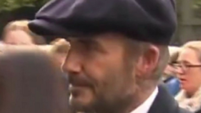 Hommage &agrave; la Reine, &eacute;l&eacute;gance, communion populaire, David Beckham &eacute;meut les fans (capture YouTube)