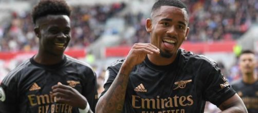 Gabriel Jesus deixou o dele (Cr&eacute;dito: redes sociais do Arsenal).